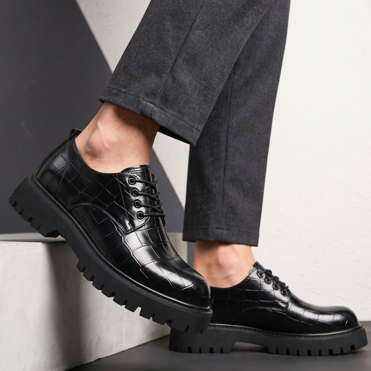 Theodore Leather Derbies