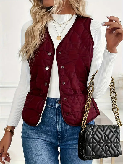 Norley Quilted Bomber Vest