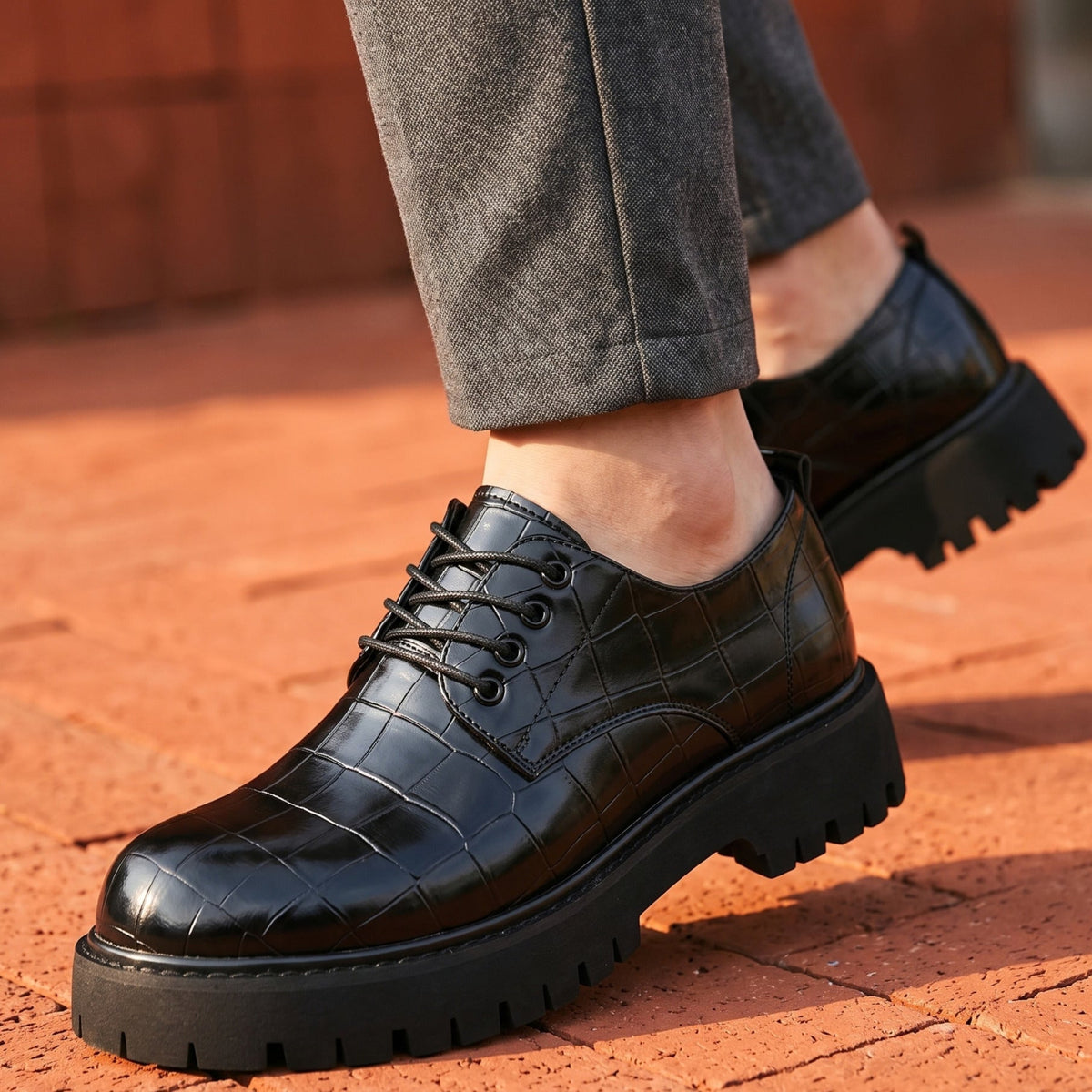 Theodore Leather Derbies