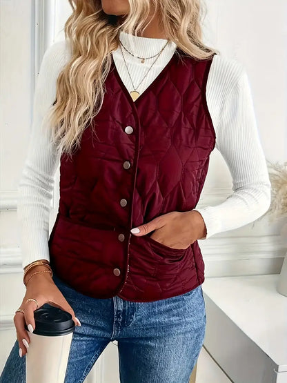 Norley Quilted Bomber Vest