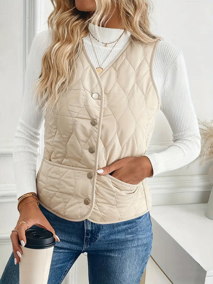Norley Quilted Bomber Vest