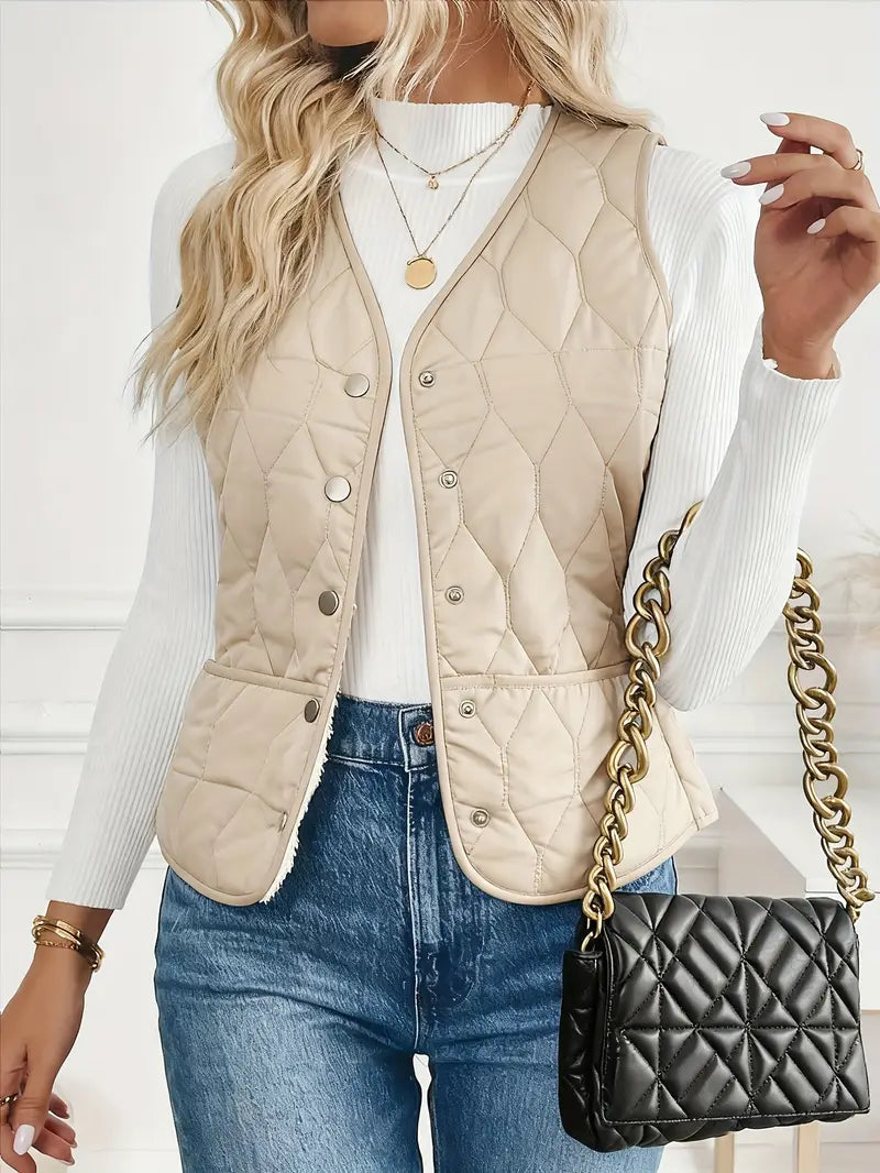 Norley Quilted Bomber Vest