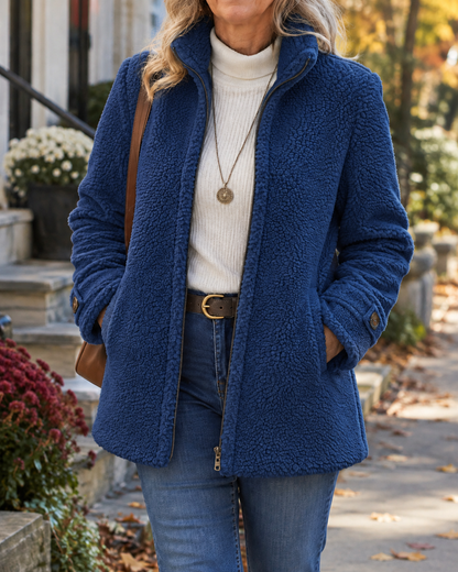 Cozy Stand Collar Jacket