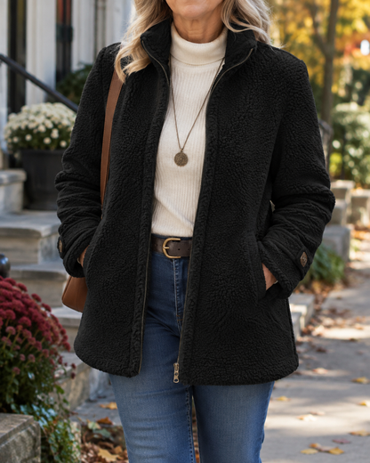 Cozy Stand Collar Jacket