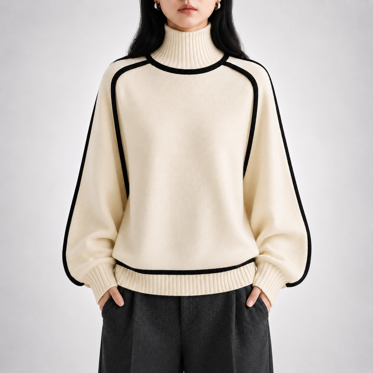 Elara Turtleneck Knit Sweater