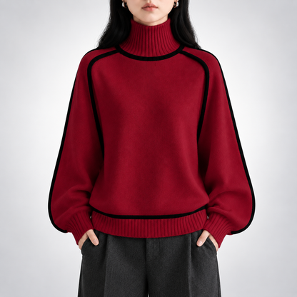 Elara Turtleneck Knit Sweater