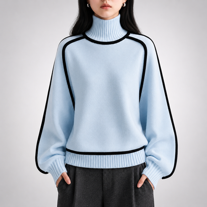 Elara Turtleneck Knit Sweater