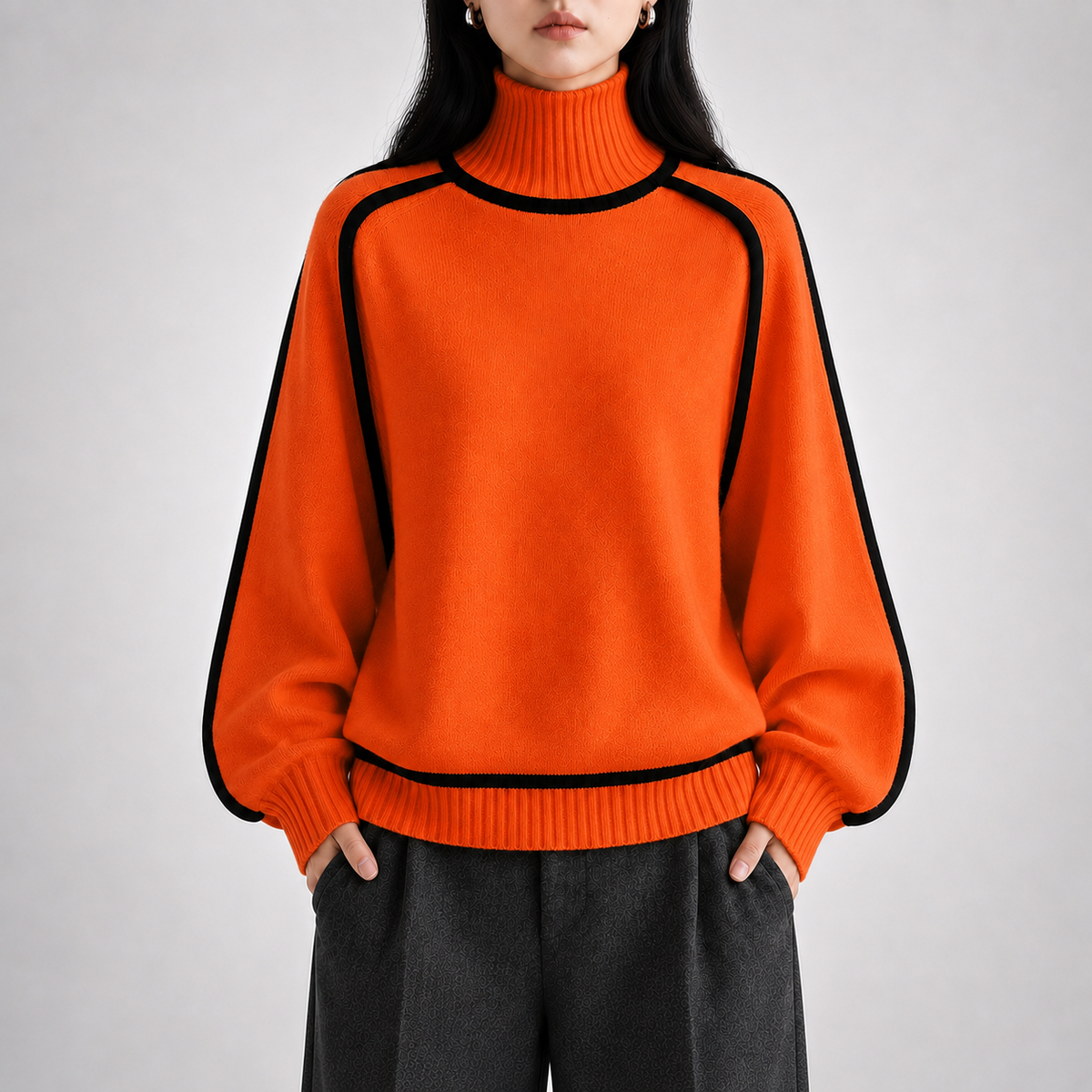 Elara Turtleneck Knit Sweater