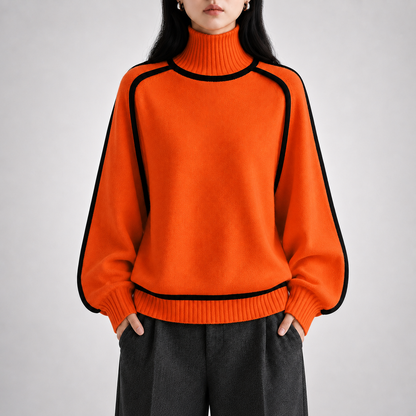 Elara Turtleneck Knit Sweater