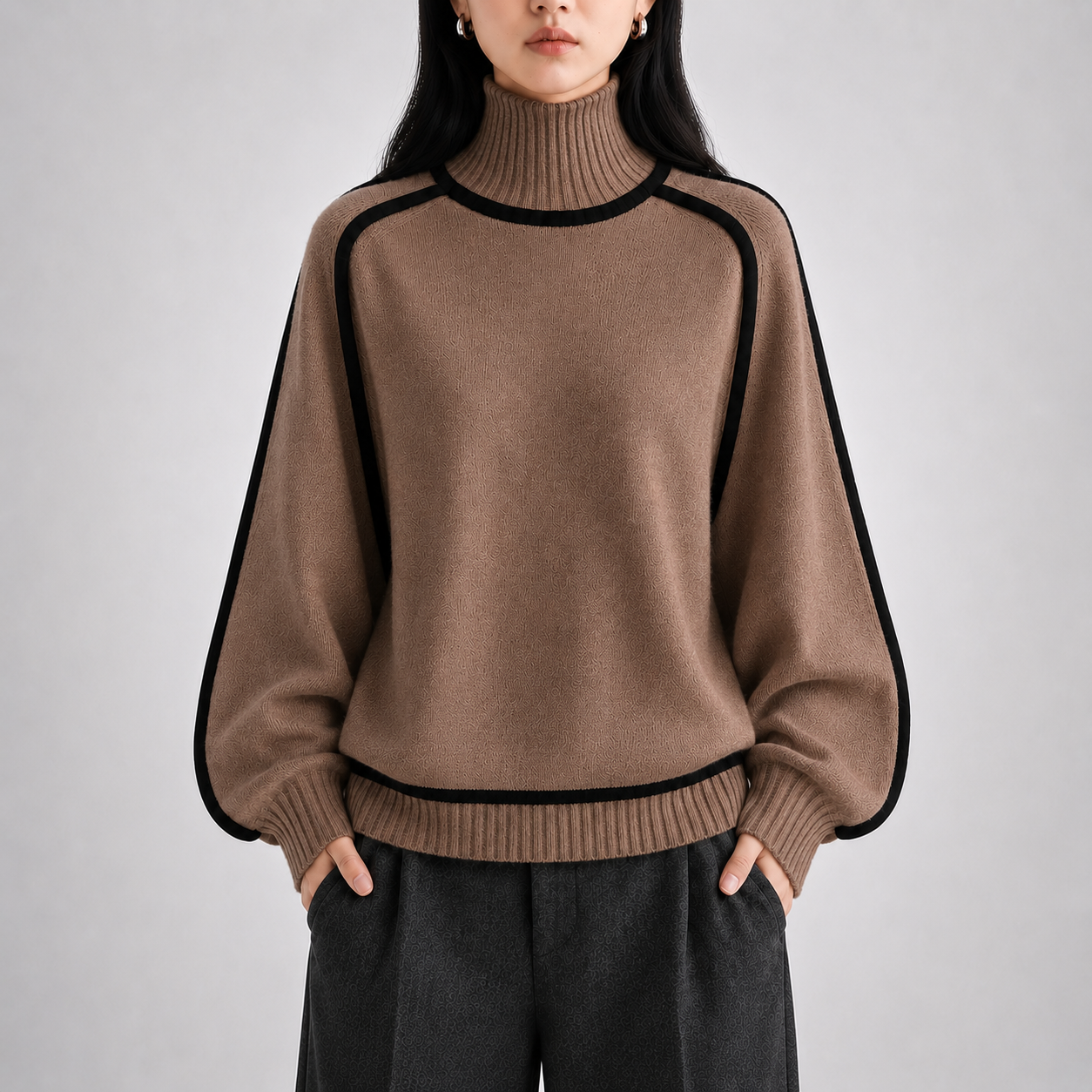 Elara Turtleneck Knit Sweater