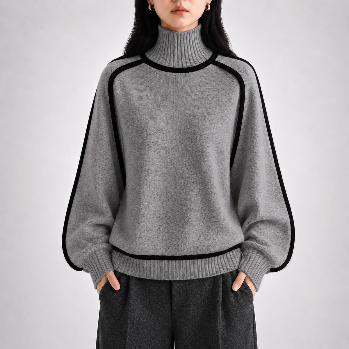 Elara Turtleneck Knit Sweater