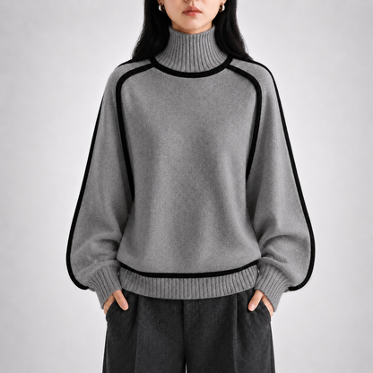 Elara Turtleneck Knit Sweater