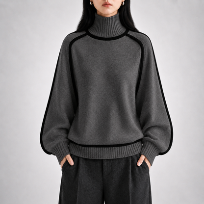 Elara Turtleneck Knit Sweater
