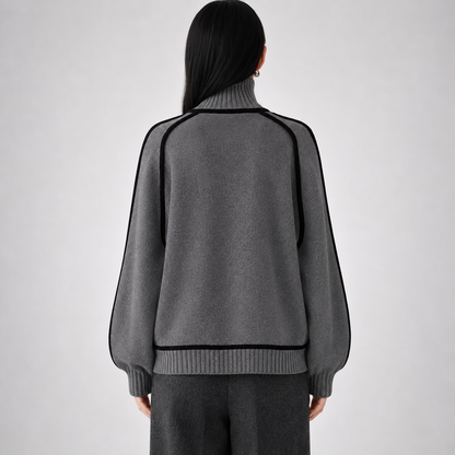 Elara Turtleneck Knit Sweater