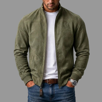 Calder Suede Bomber Jacket