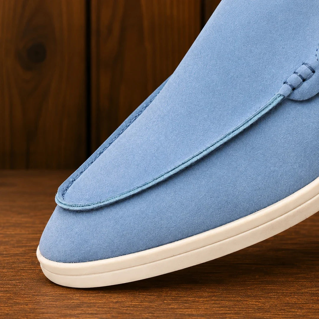 Modern Suede Loafers