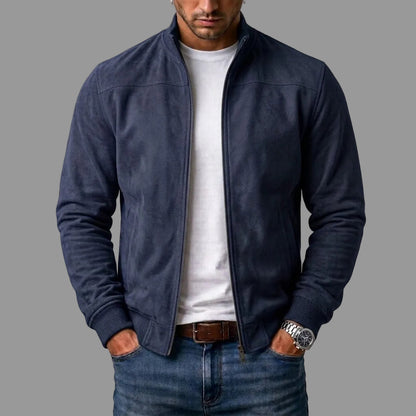 Calder Suede Bomber Jacket