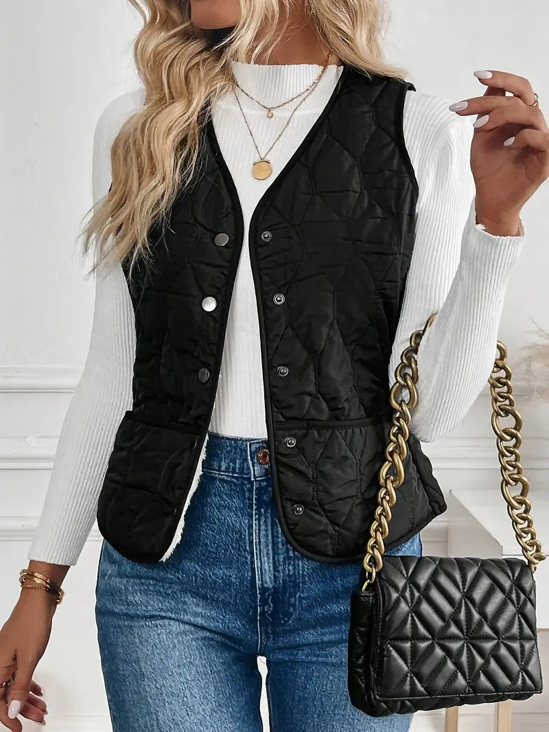 Norley Quilted Bomber Vest