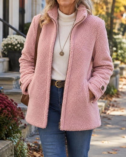 Cozy Stand Collar Jacket