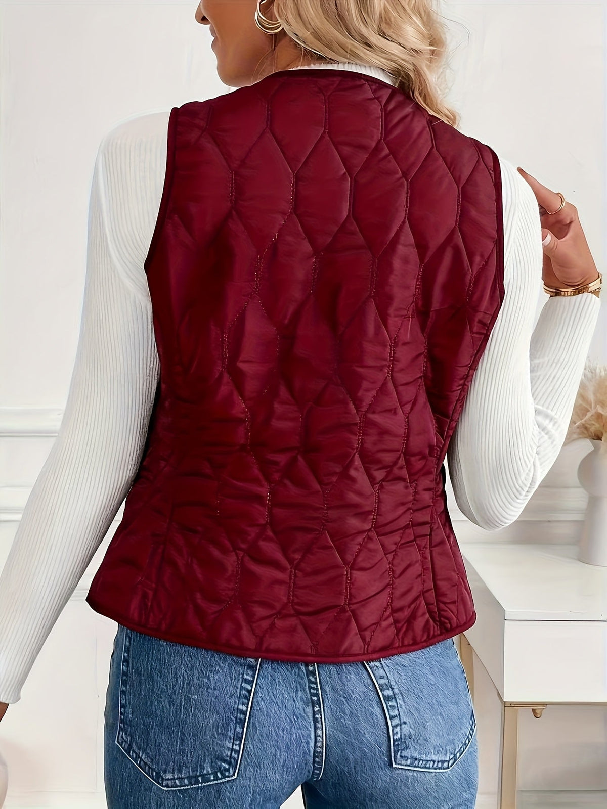 Norley Quilted Bomber Vest