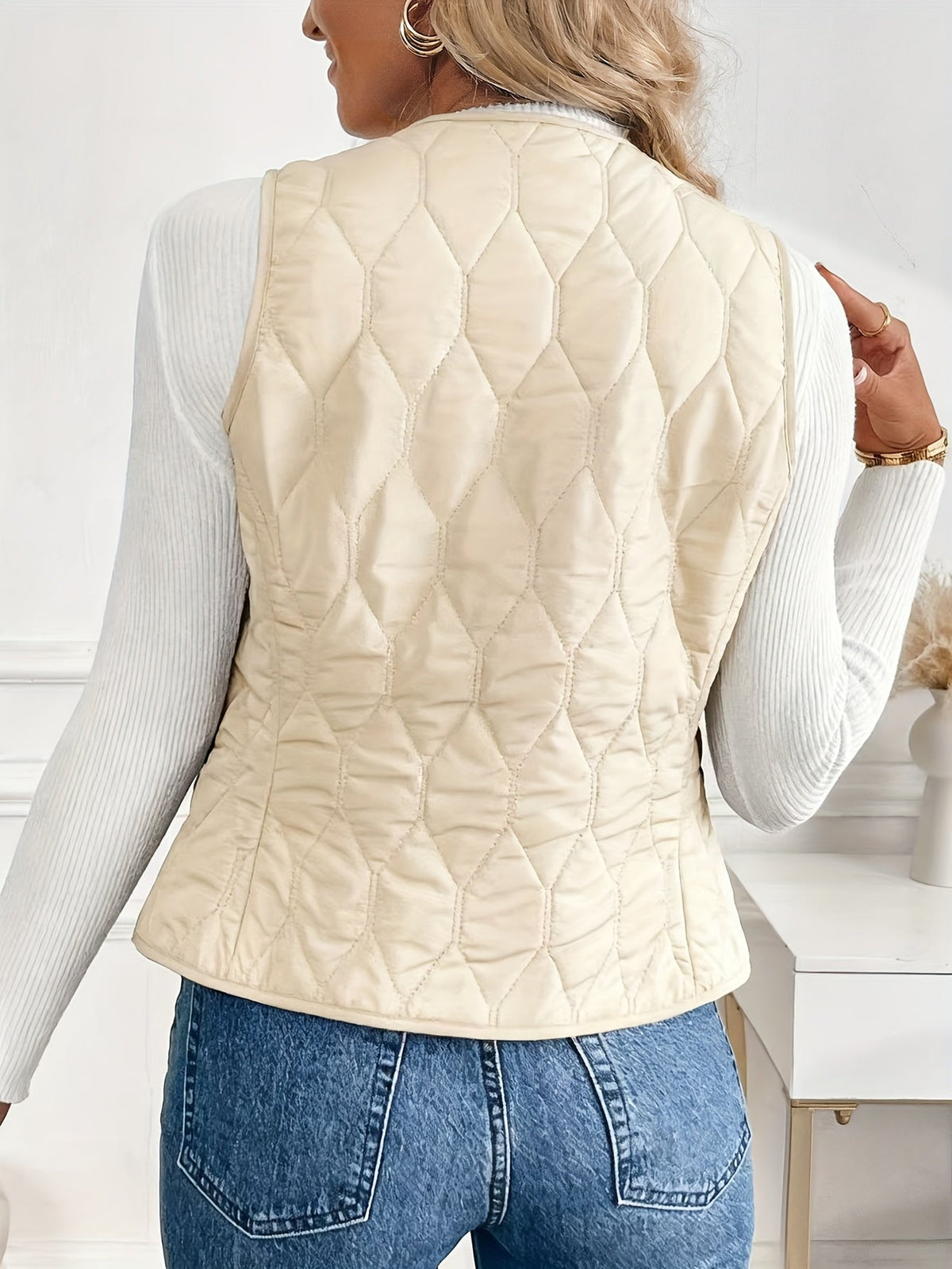 Norley Quilted Bomber Vest