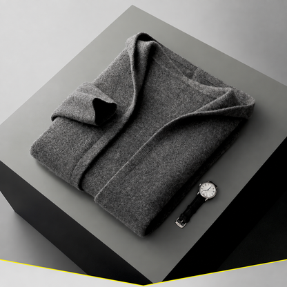 Valdoro Cashmere Hooded Cardigan